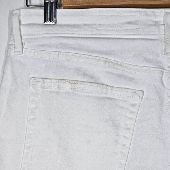 Adriano Goldschmied Hailey Cut Off Ex Boyfriend 3" Inseam Shorts Denim White 30R - Picture 10 of 15